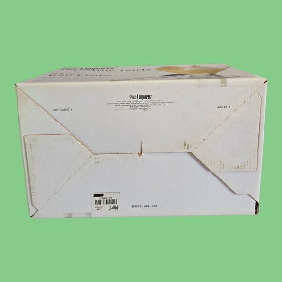 Pier 1 Imports Tasting Party Mini Coupes / Flares 12 pc Glass Dishes NO SPOONS - Picture 11 of 11